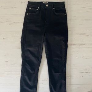 Agolde high waisted black jeans